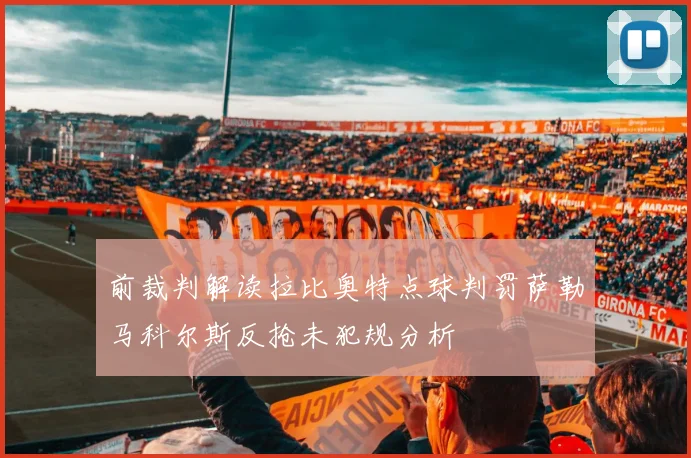 前裁判解读拉比奥特点球判罚萨勒马科尔斯反抢未犯规分析